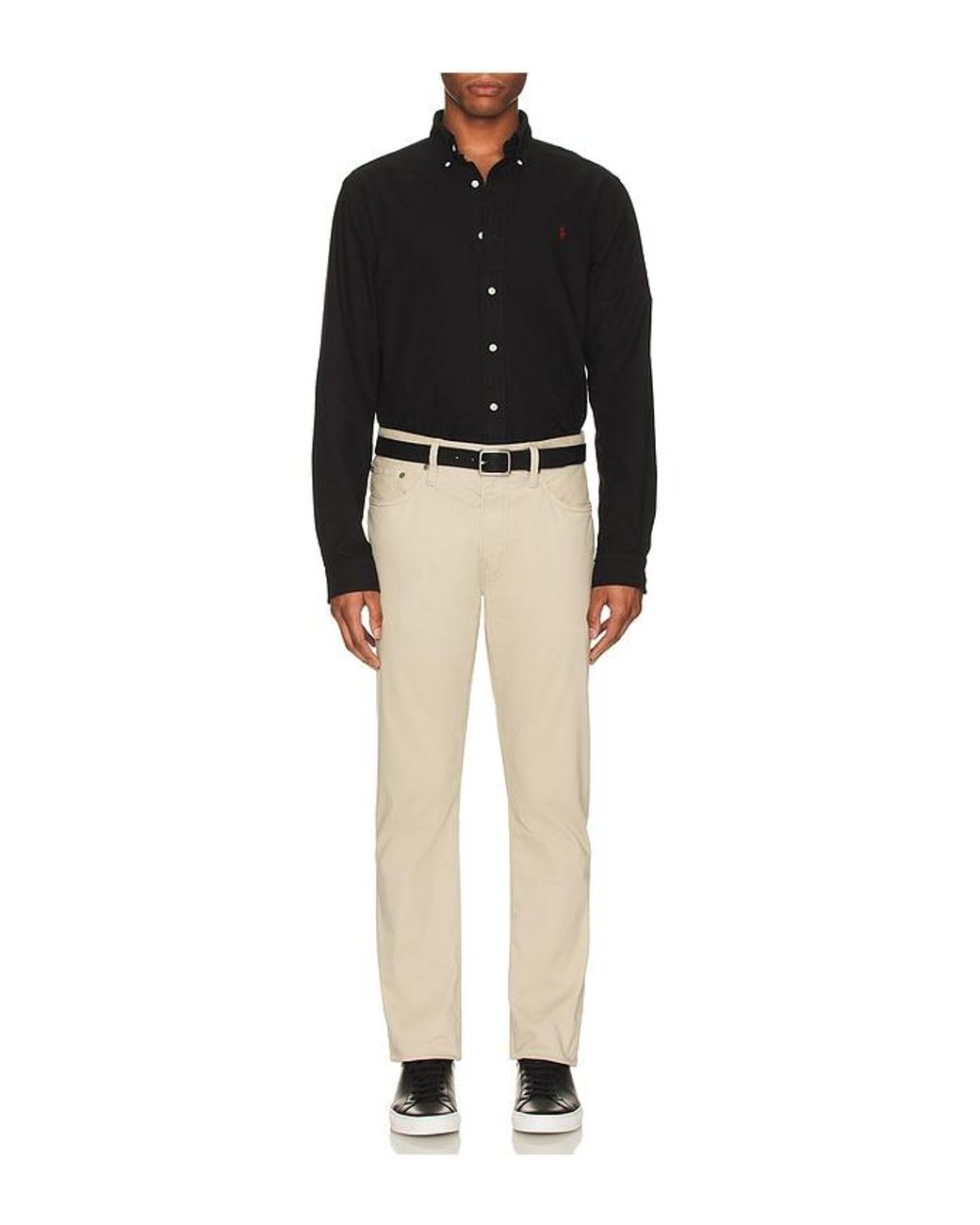 Polo Ralph Lauren Black Classic Fit Oxford Shirt for men