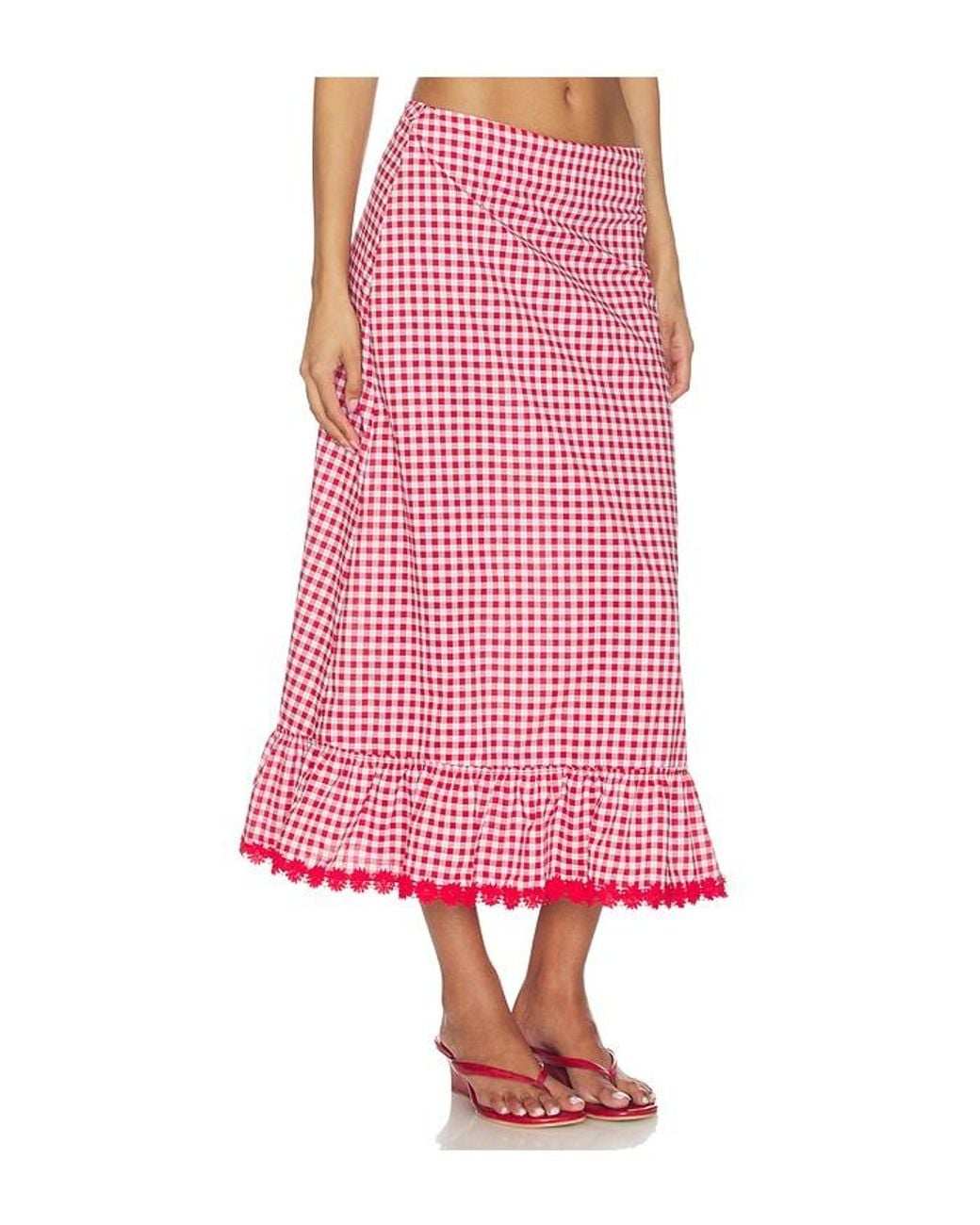 Peixoto Pink Lola Maxi Skirt