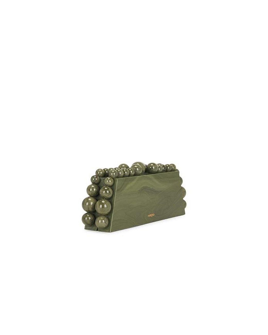 Cult Gaia Green Eos Lungo Clutch
