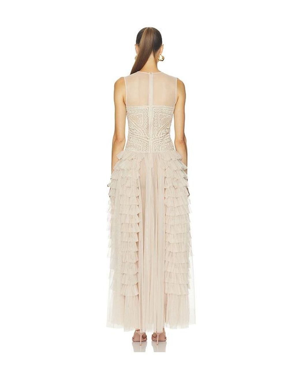 Ulla Johnson White Orla Crochet & Tulle Dress