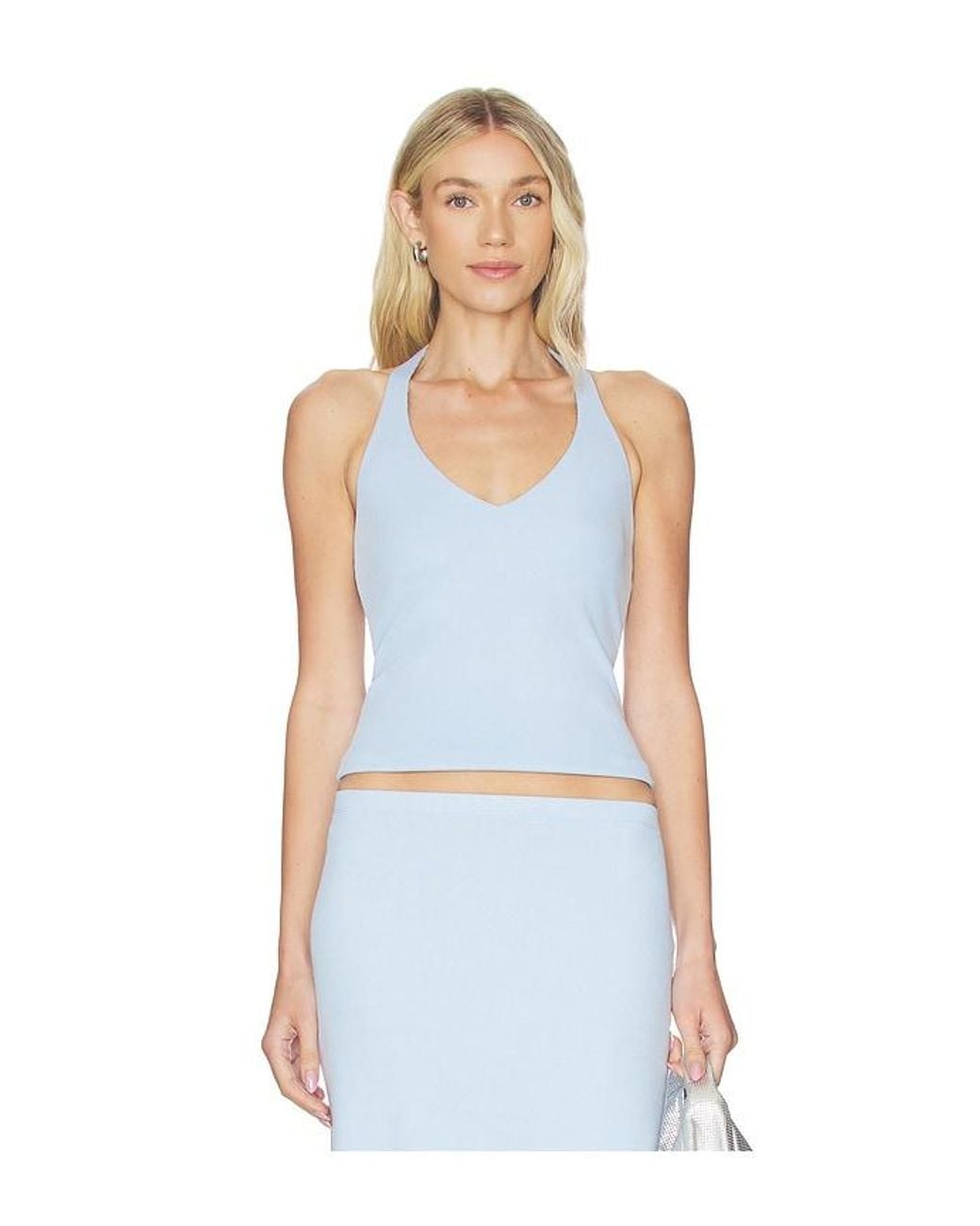 LNA White X Revolve Tide Halter Top