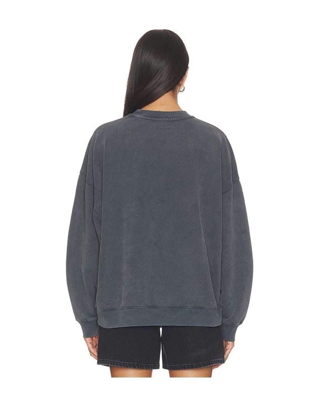 Anine Bing Blue Miles Palms Sweatshirt