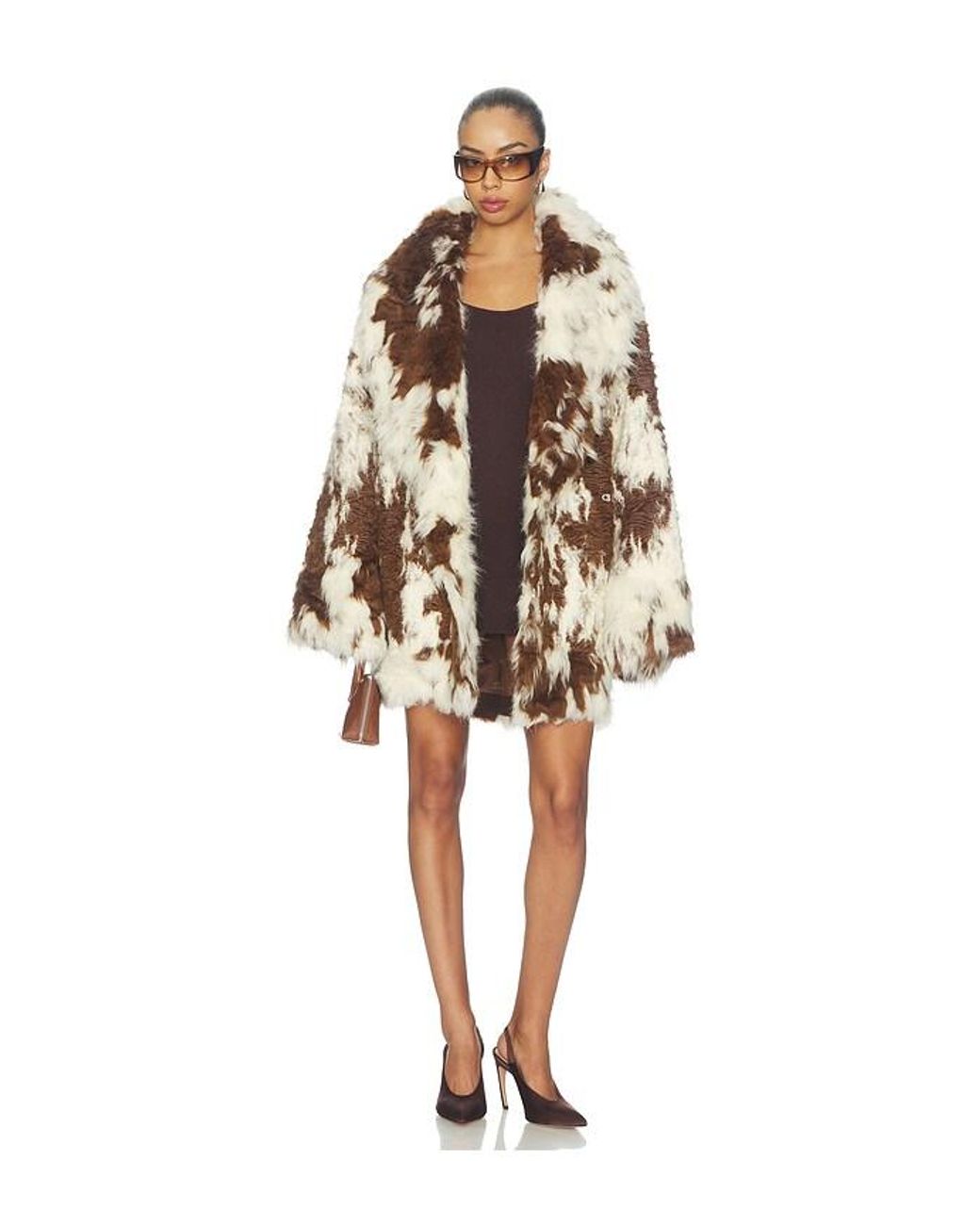 Entire studios Natural Heft Fur Coat