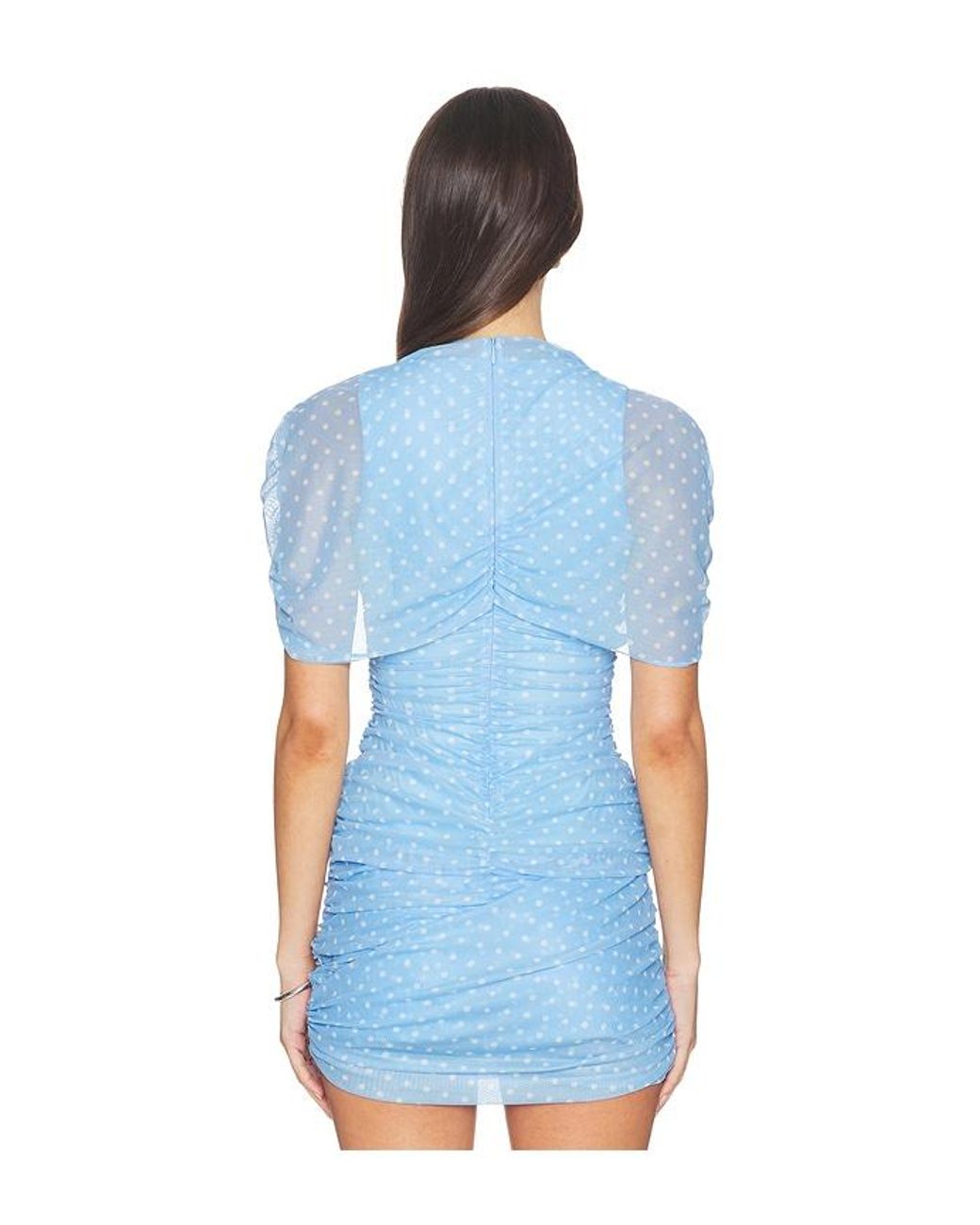 Amanda Uprichard Blue X Revolve Evianna Top