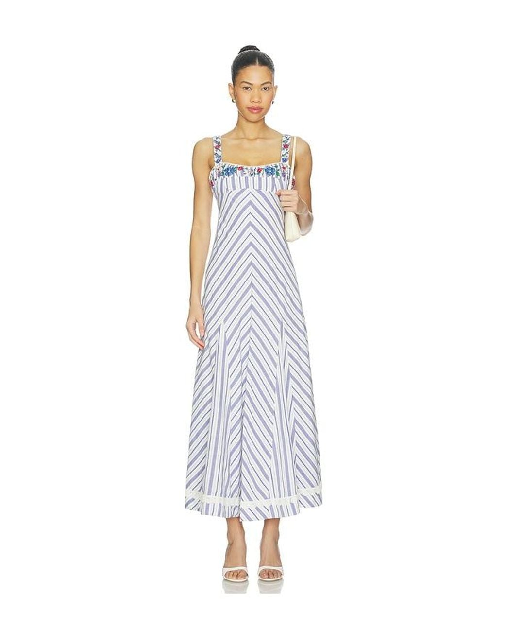 Free People White Havenwood Maxi Dress