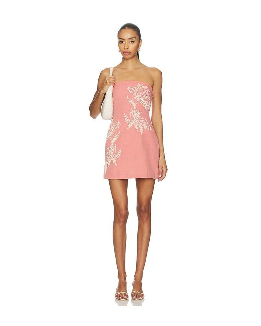 Hemant & Nandita Multicolor Strapless Mini Dress