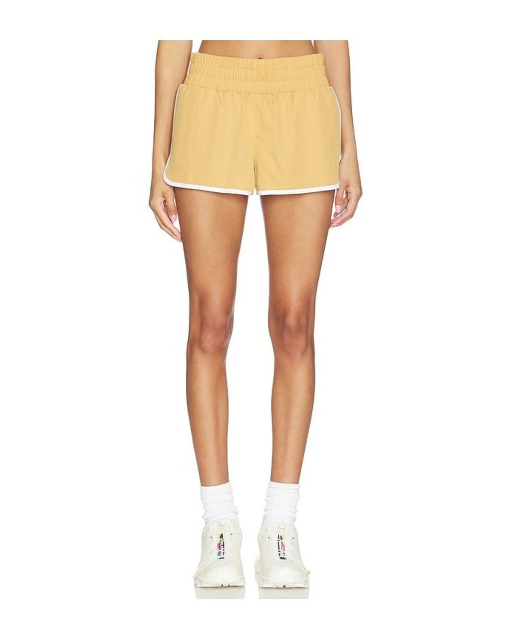 Varley White Arlington Running Short