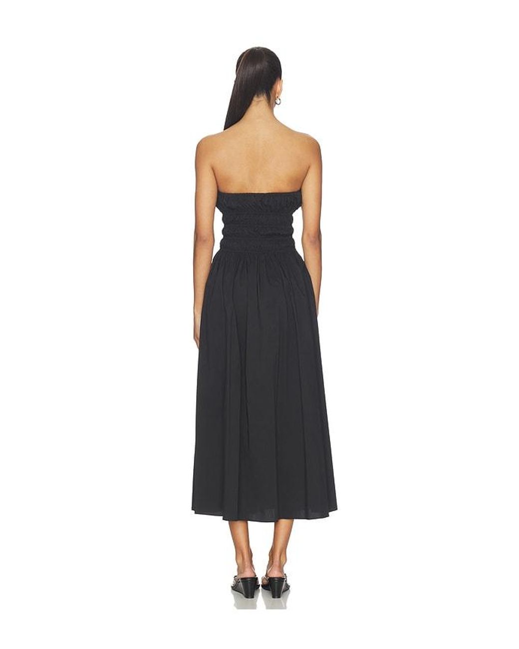 Vestido Ivette En Color Negro Talla (También En Xs, S, Xl) Caroline Constas de color Black