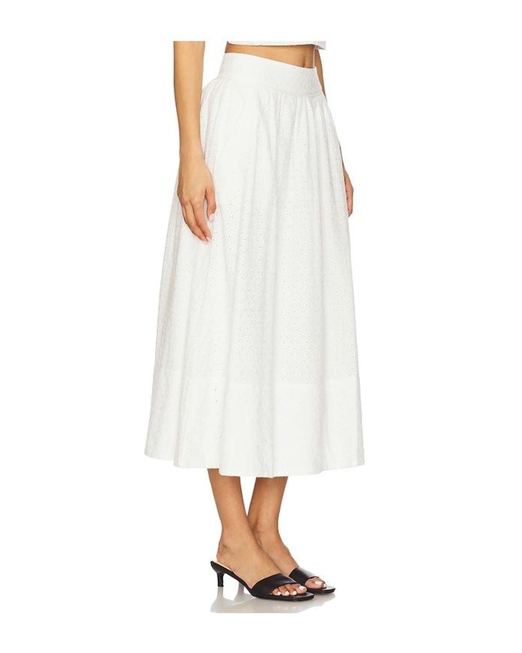 PAIGE White Ojai Skirt
