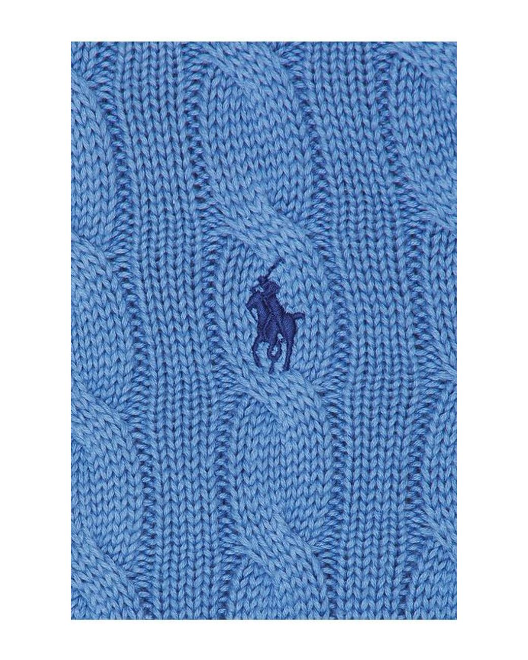 Polo Ralph Lauren Blue Short Sleeve Crew Neck Cardigan
