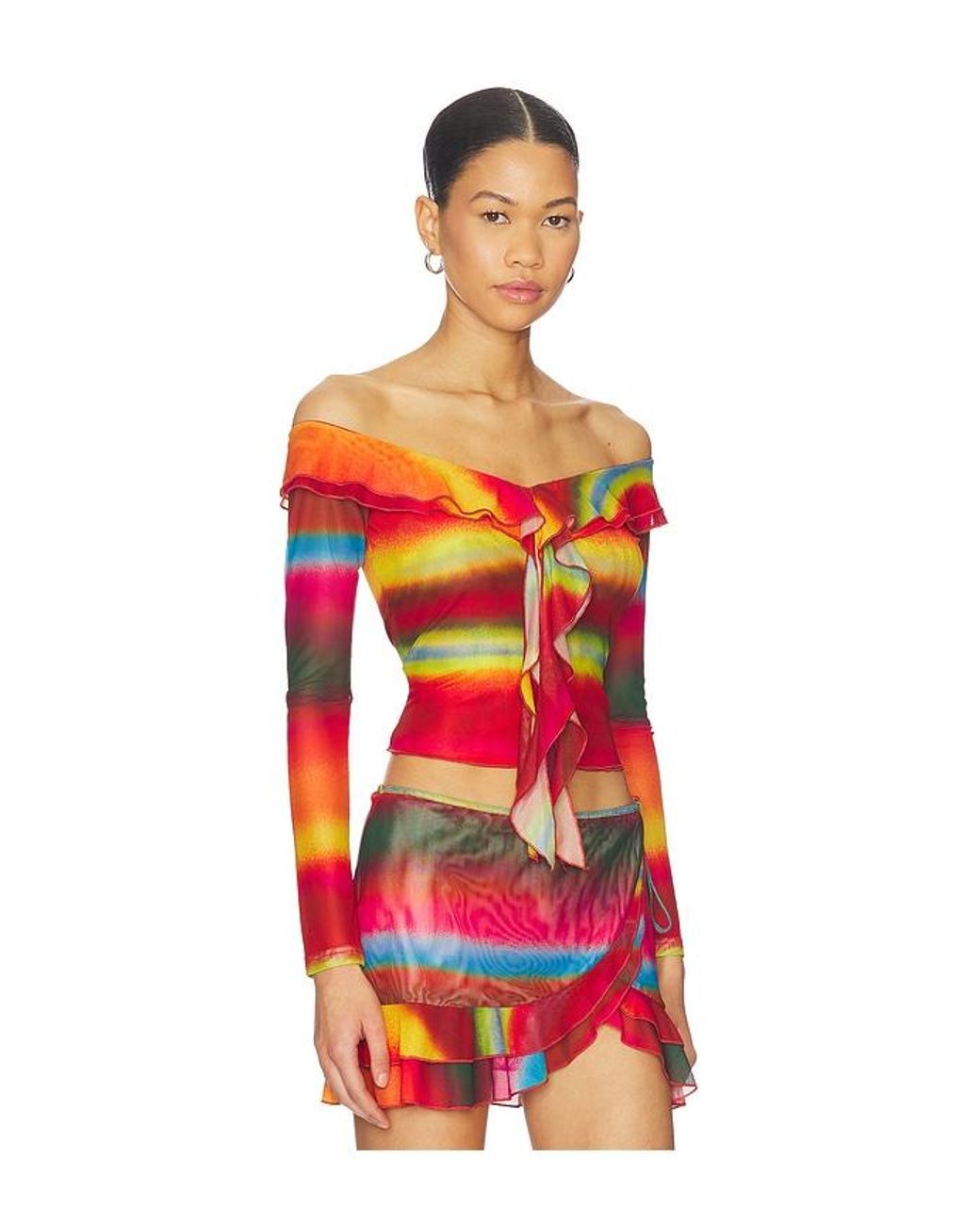 I.AM.GIA Red Mariska Top
