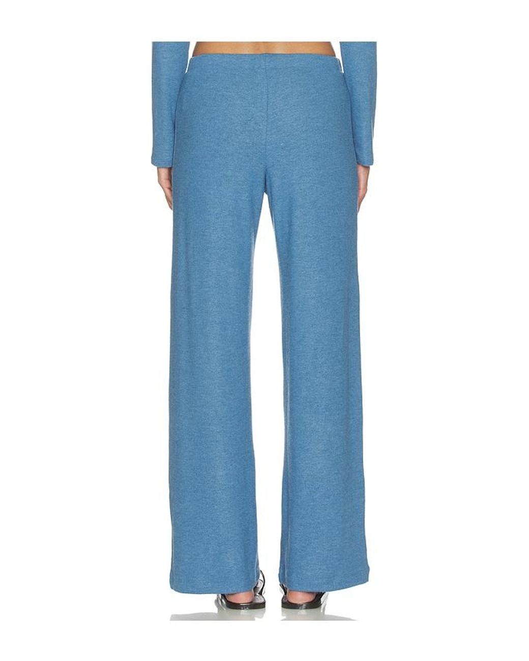 Leset Blue Lauren Wide Leg Pant
