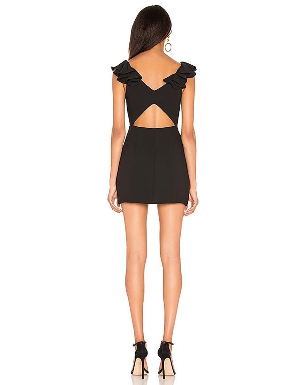 Amanda Uprichard Black Gimlet Dress