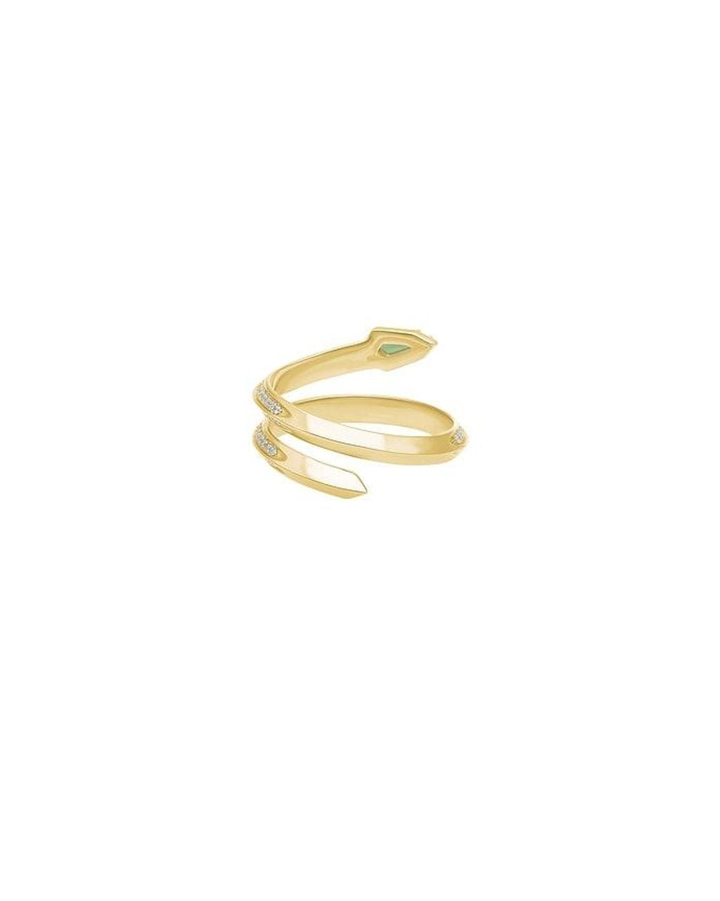 STONE AND STRAND White Ring Shield