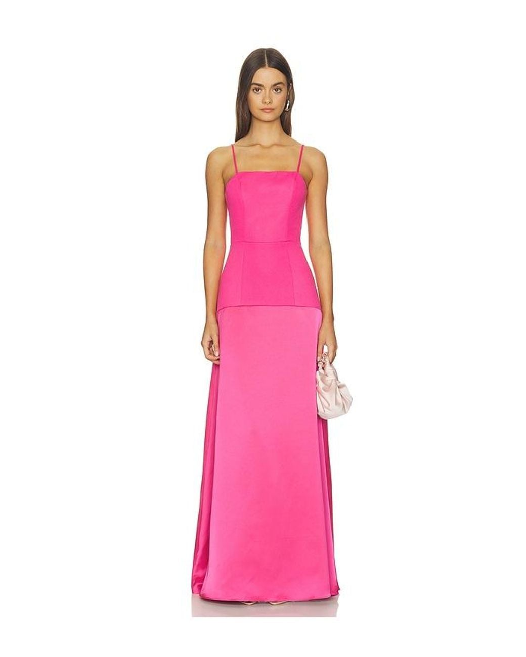 Elliatt Pink Noralyn Strapless Gown