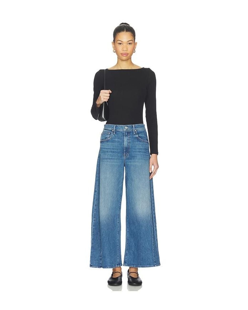 Mother Blue The Pipe-Dream Zip Ankle Jeans