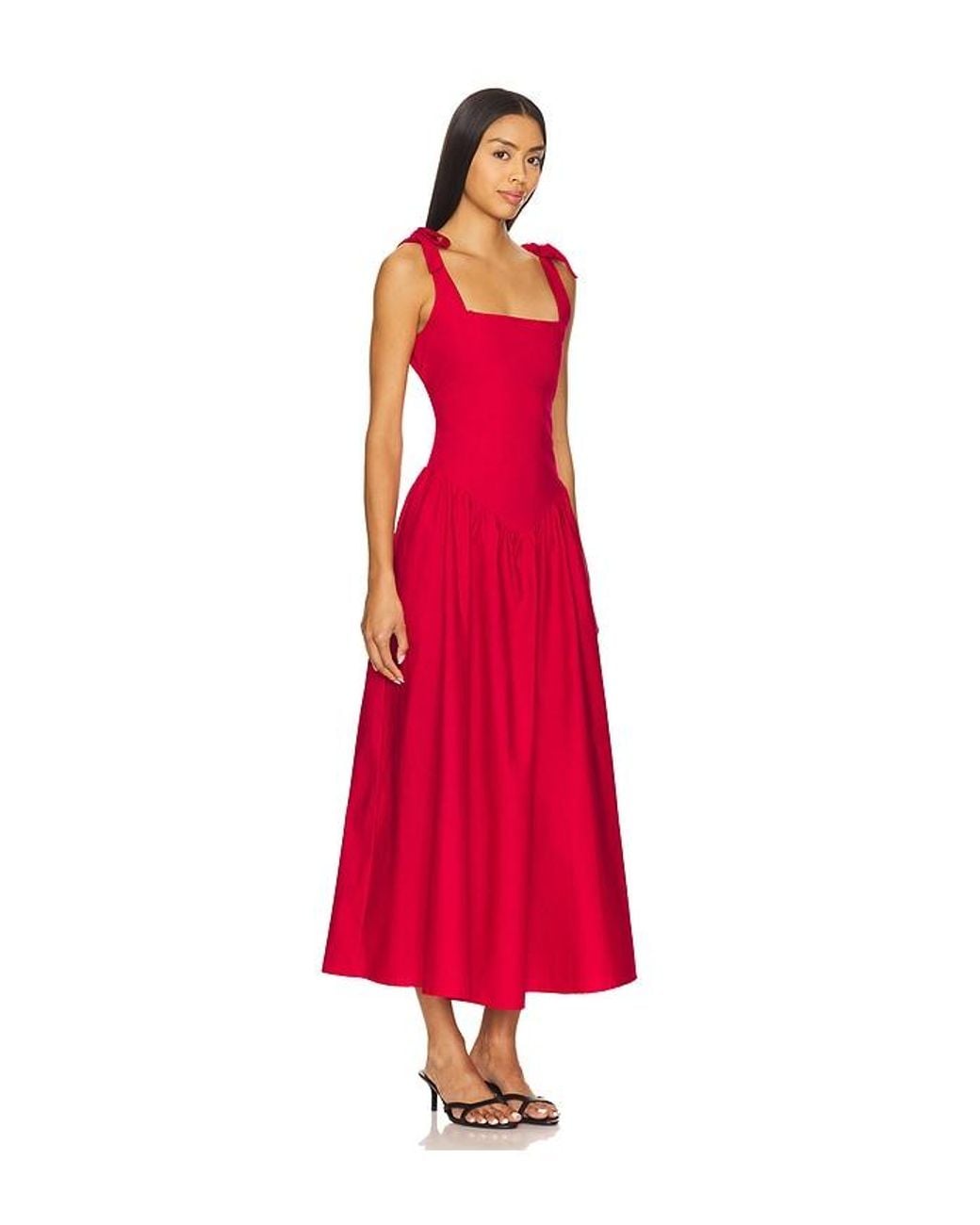 Peixoto Red Harlow Maxi Dress