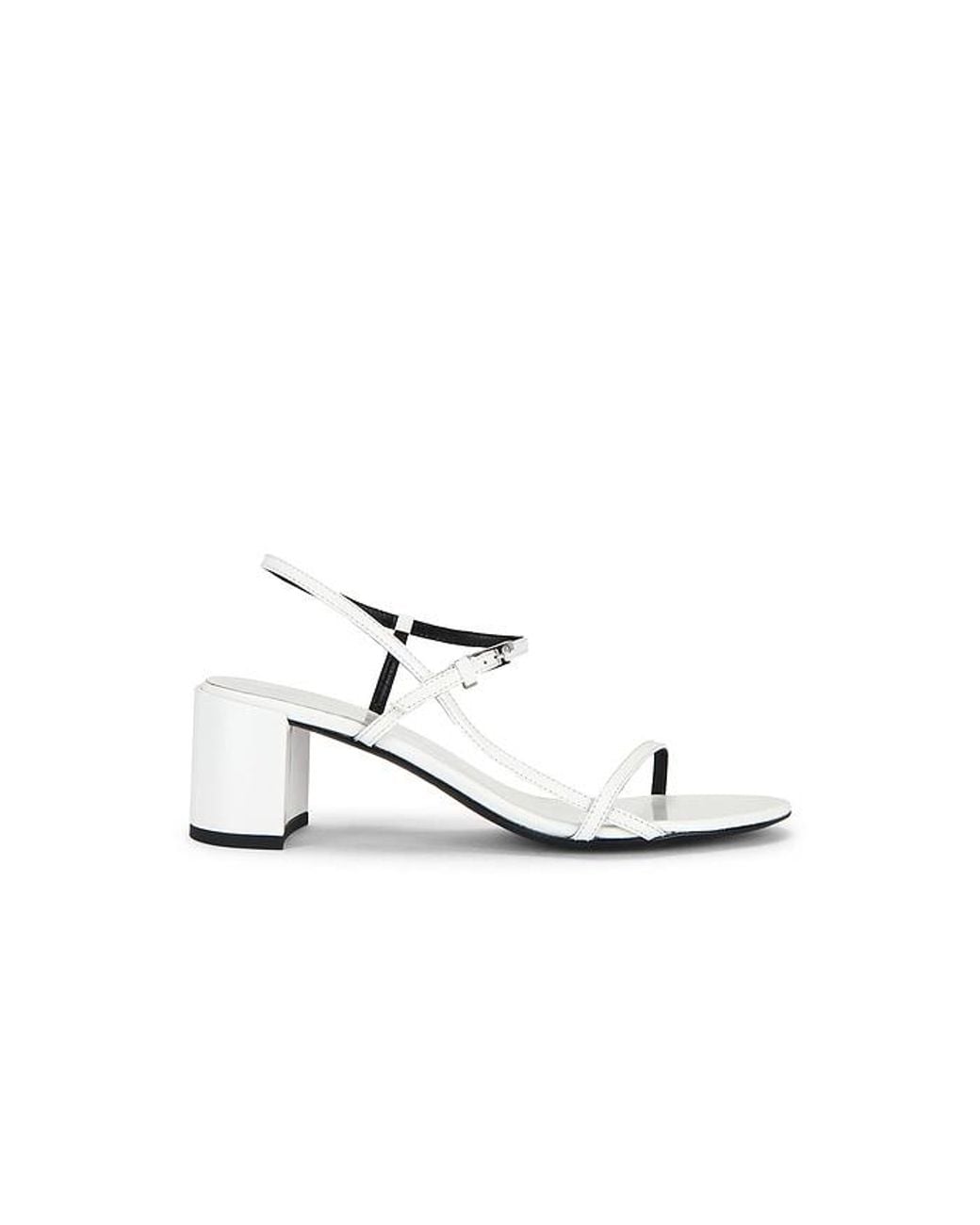 Tory Burch White Gigi Heel Sandal