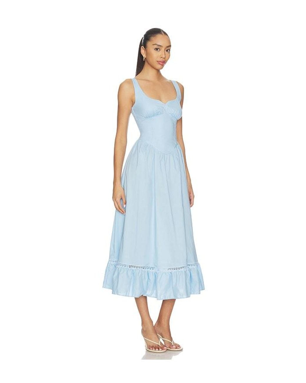 Peixoto Blue Liam Midi Dress