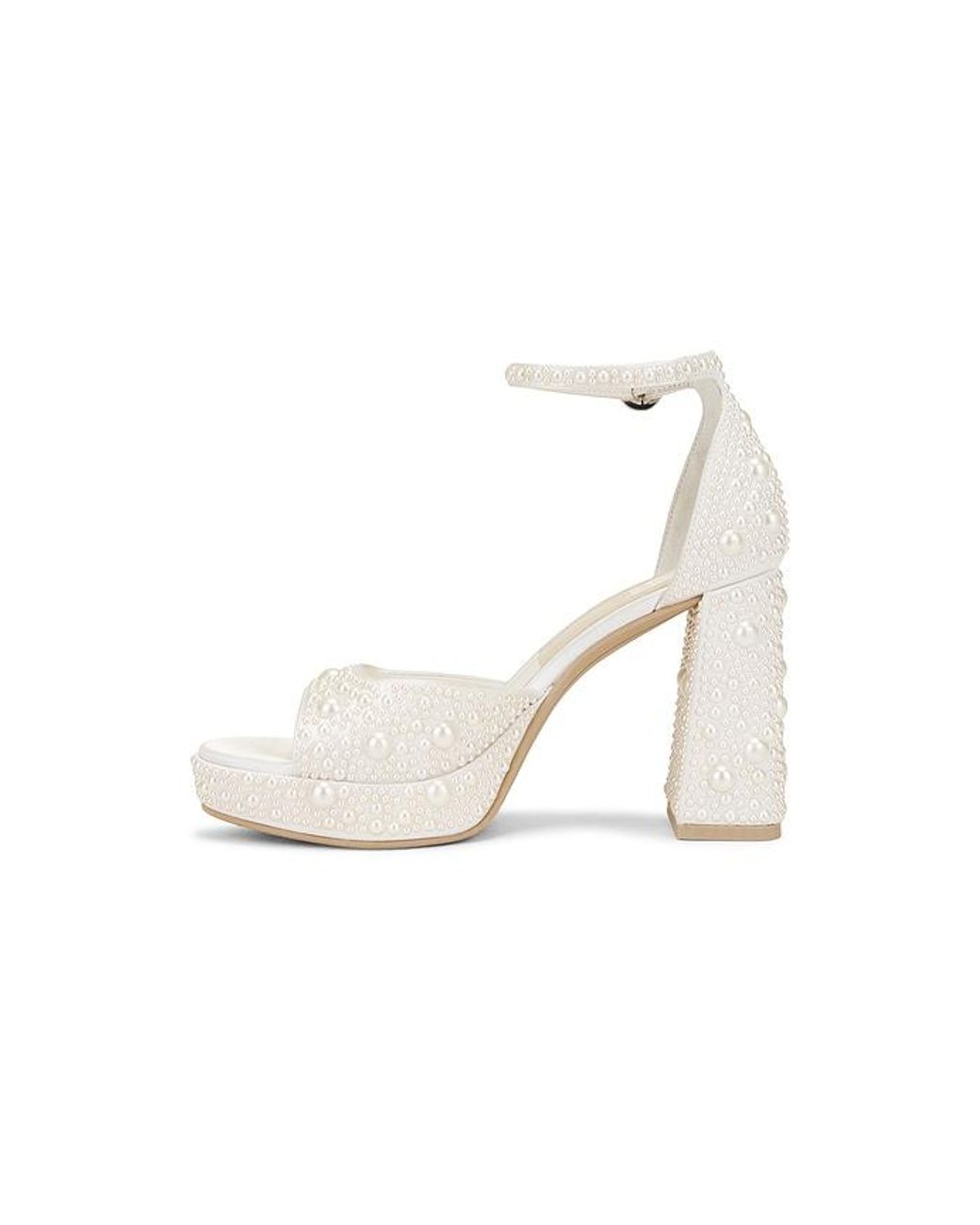 Dolce Vita White Pandro Pearl Heel