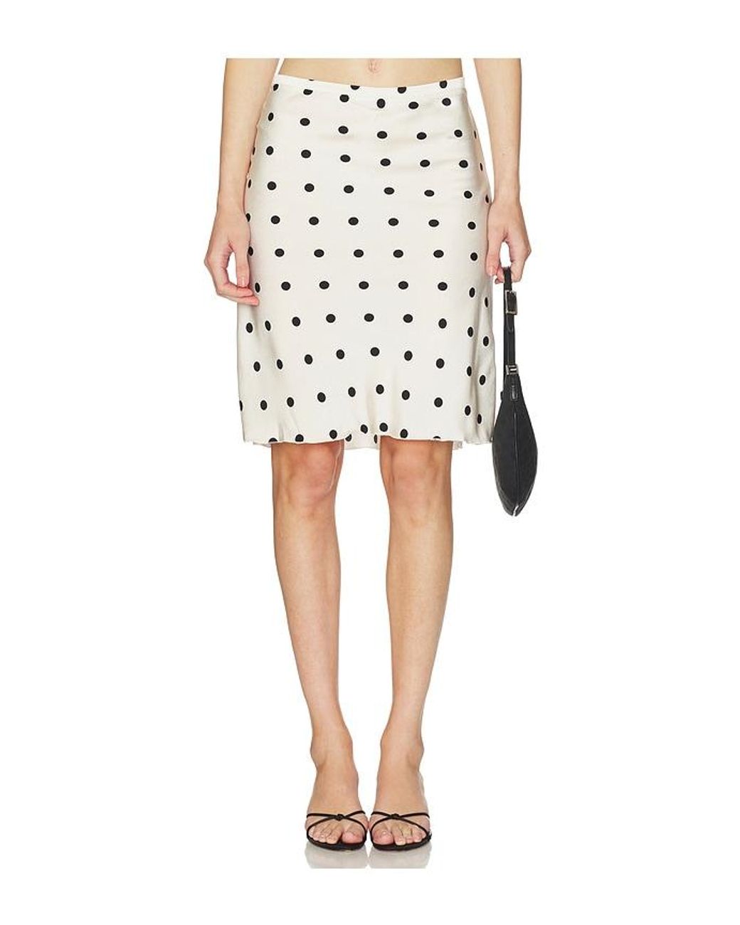 Lioness Black Shoreline Midi Skirt