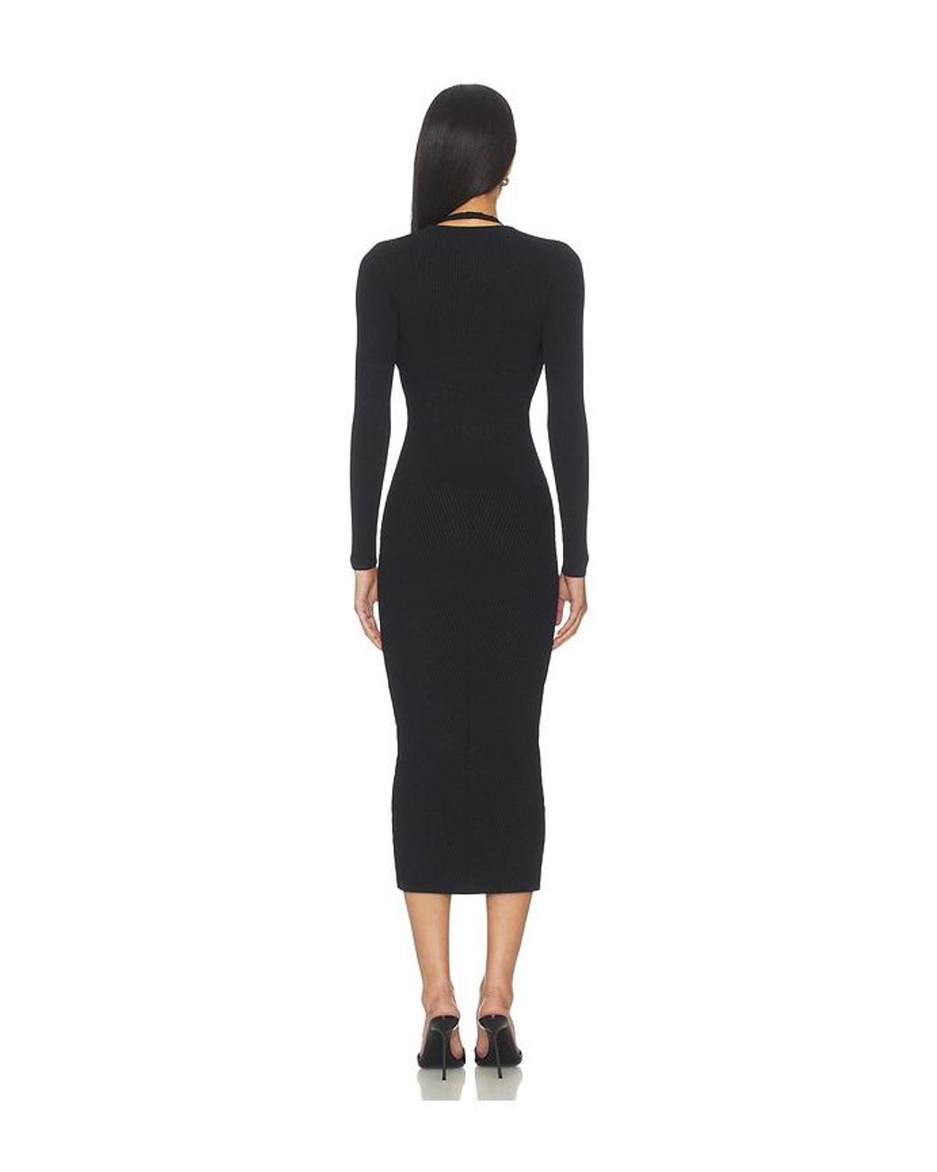 retroféte Black Lorella Knit Dress