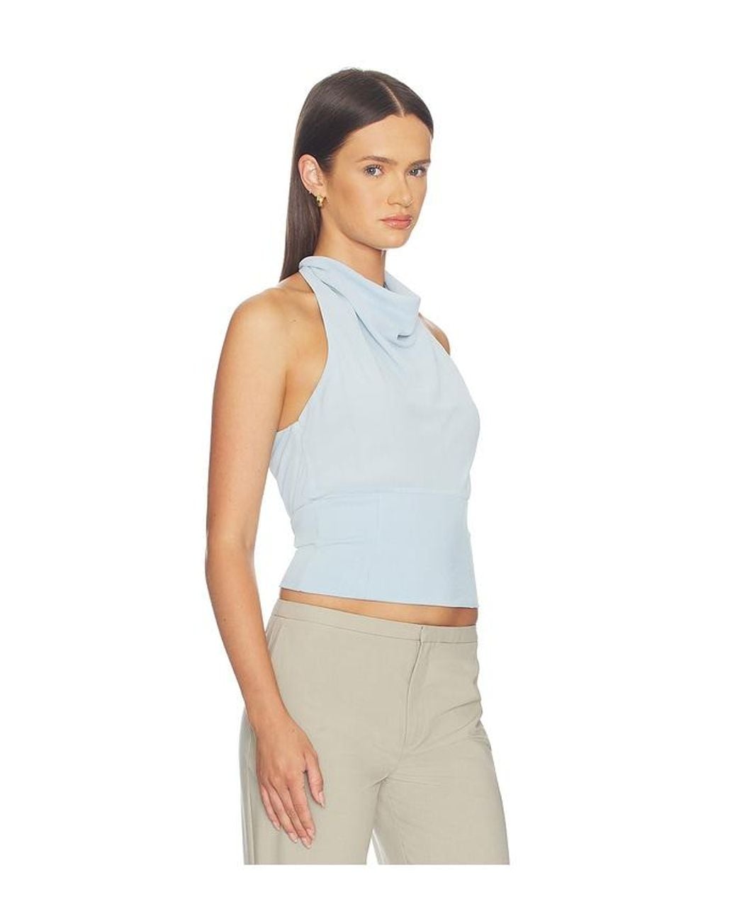 SOVERE Blue Ada Halter Top
