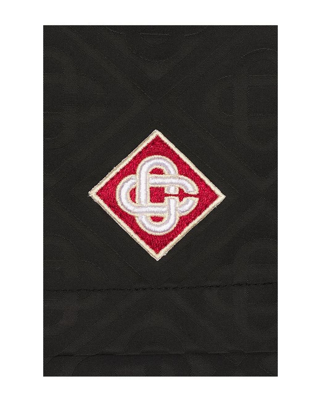 Casablanca Black Jacquard Swim Shorts for men