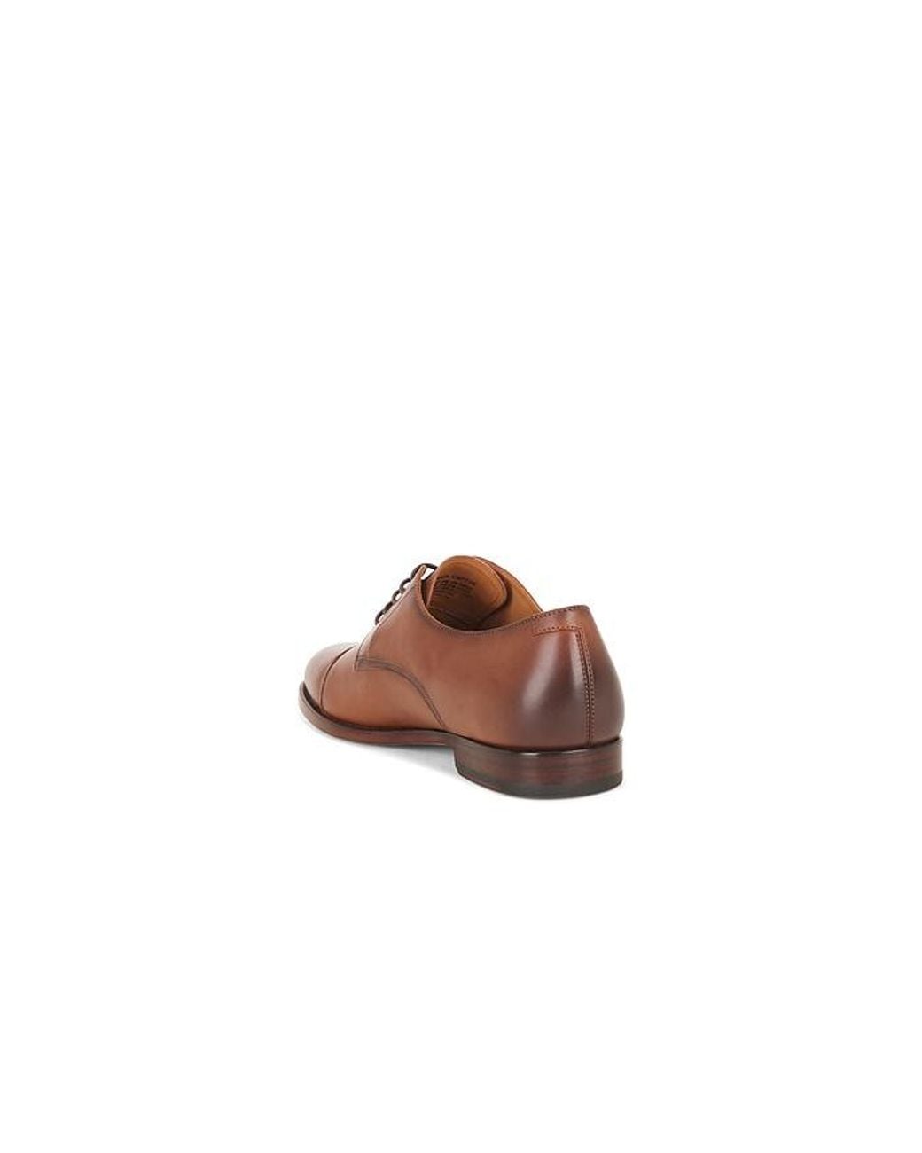 Polo Ralph Lauren Brown Owen Leather Captoe Derby Dress Shoe for men
