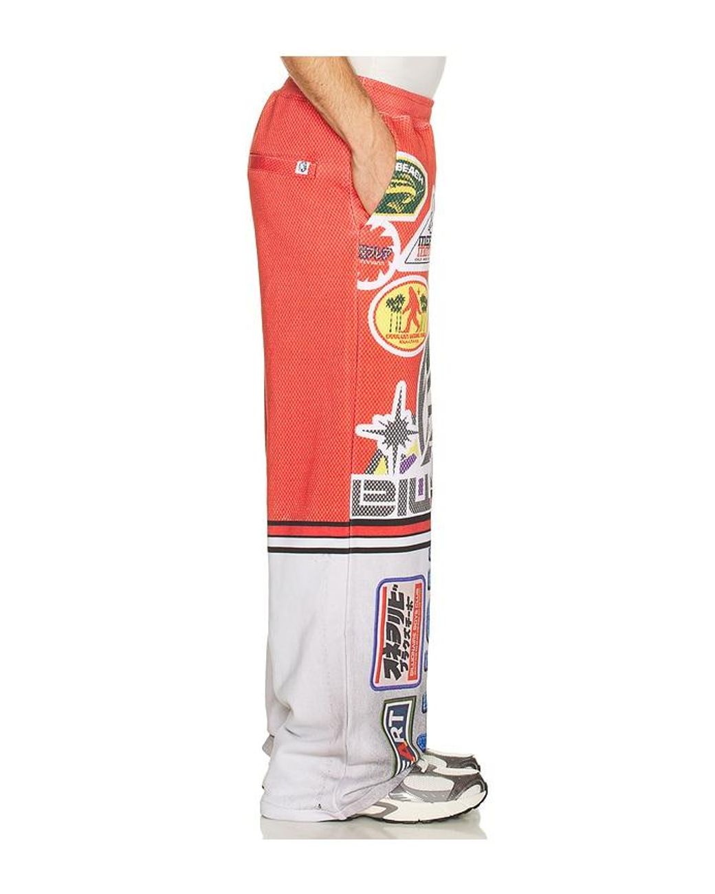 BBCICECREAM Red Fision Sweatpants for men