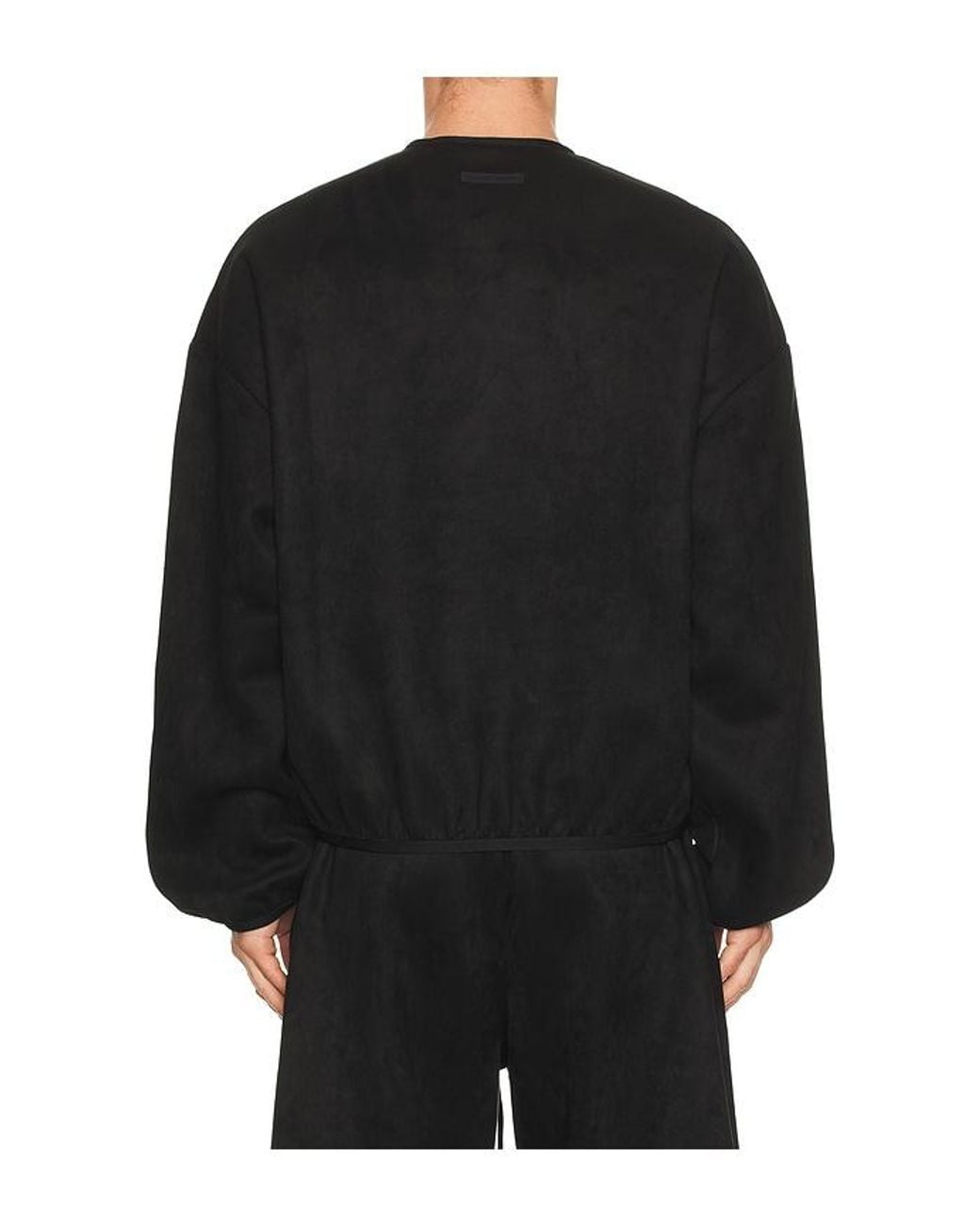 Fear Of God Black Modern Crewneck Sweatshirt for men