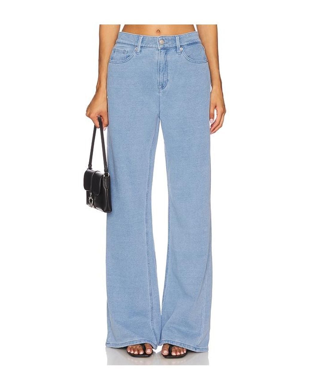 GOOD AMERICAN Blue Jeanius Good Ease Sweatpants