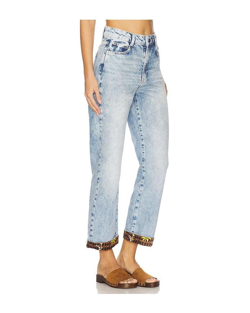 Siedres Blue Daky Straight Leg