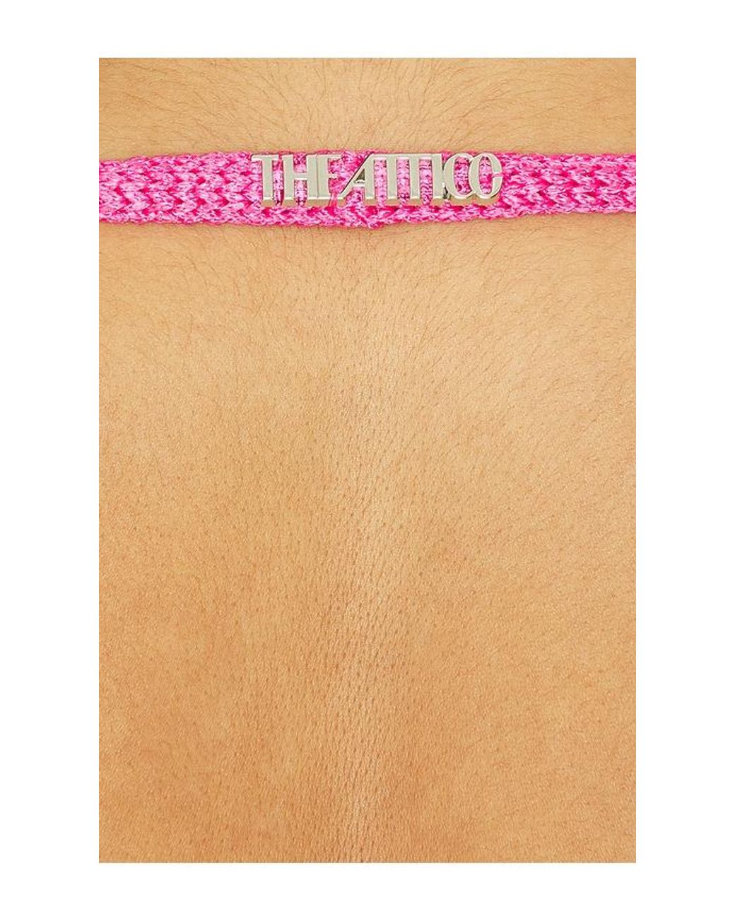 The Attico Pink Mini Dress