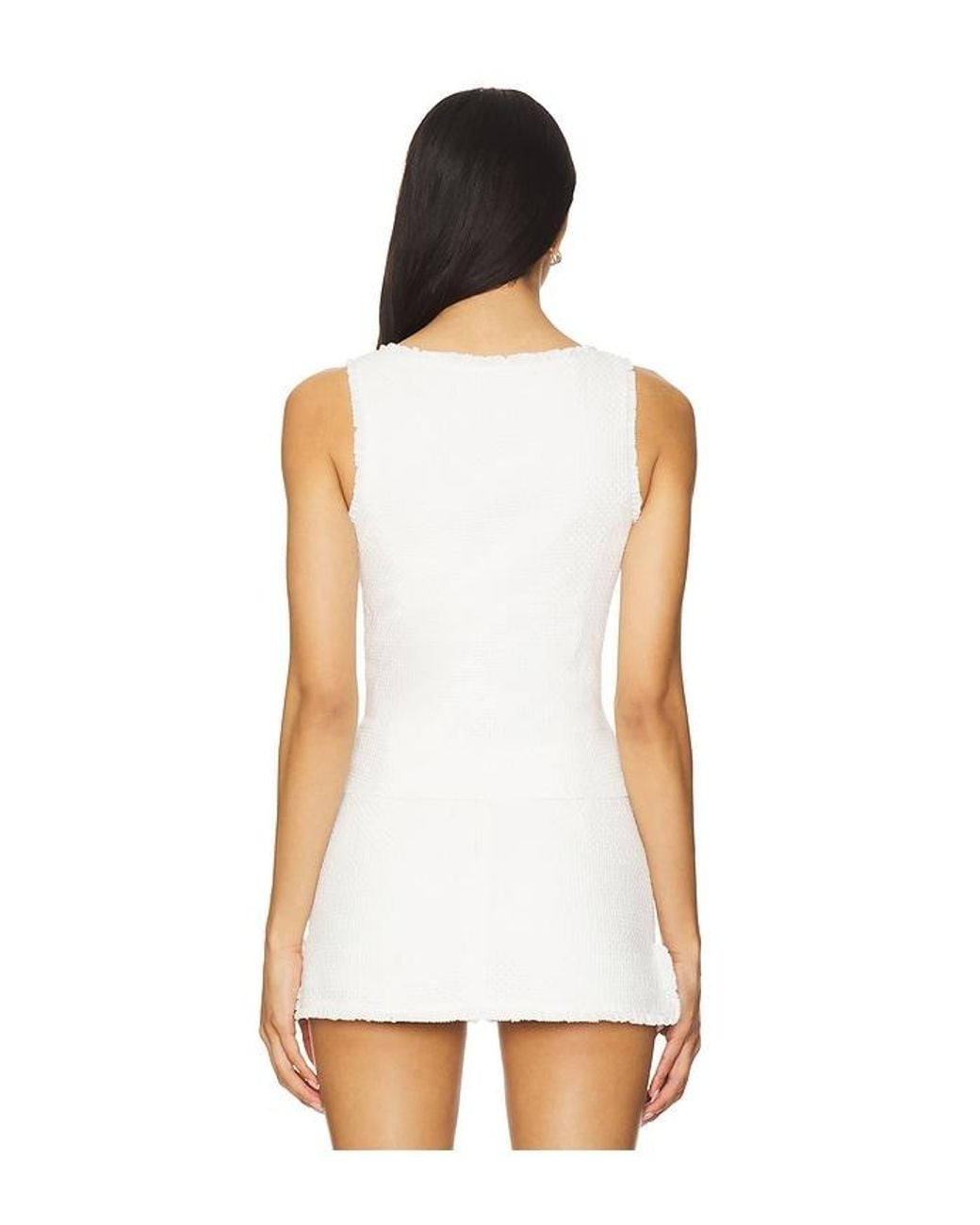 Amanda Uprichard White Antonia Top