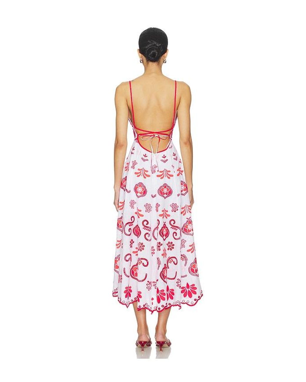 Charo Ruiz White Gardea Long Dress