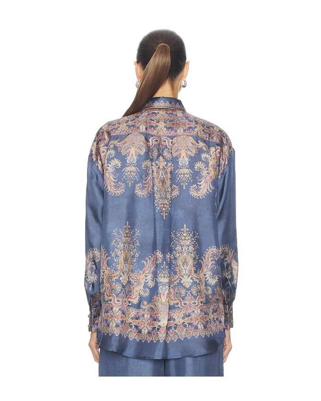 Zimmermann Blue Valiant Relaxed Shirt