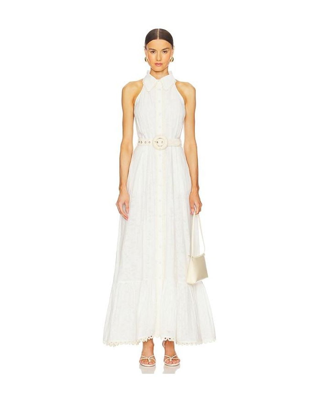 Hemant & Nandita White Shirt Dress