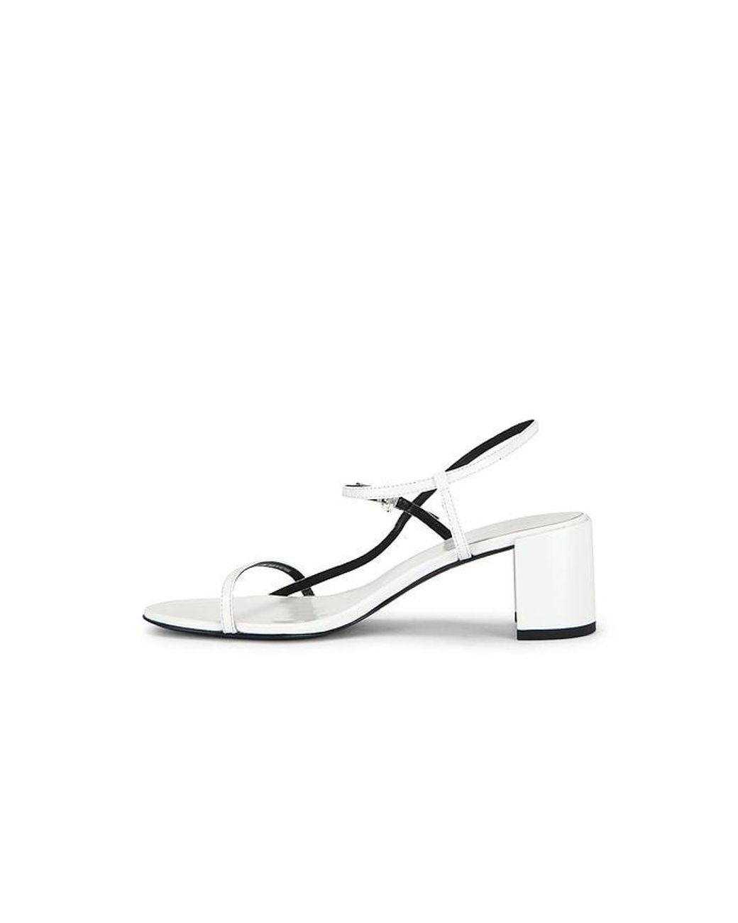 Tory Burch White Gigi Heel Sandal