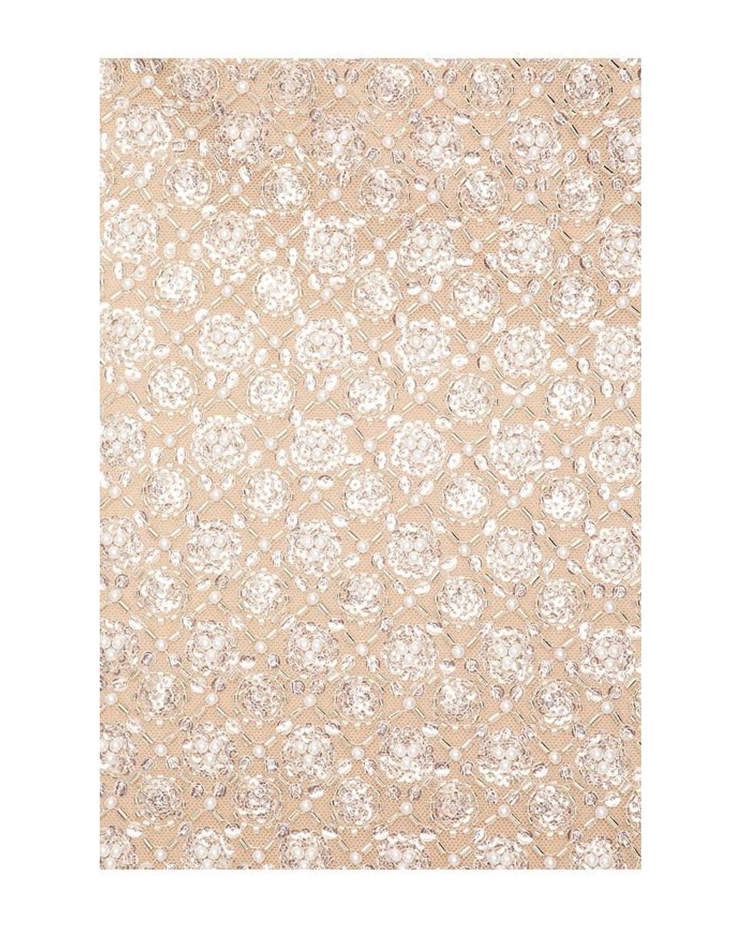 Bronx and Banco White Allegra Sequin Maxi Dress