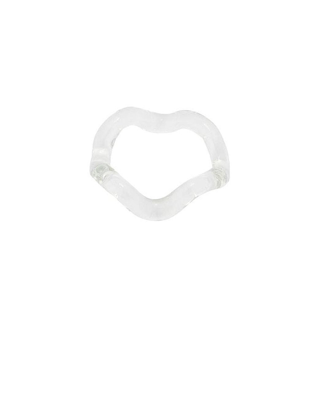 Studio Conchita White Onda Glass Bracelet