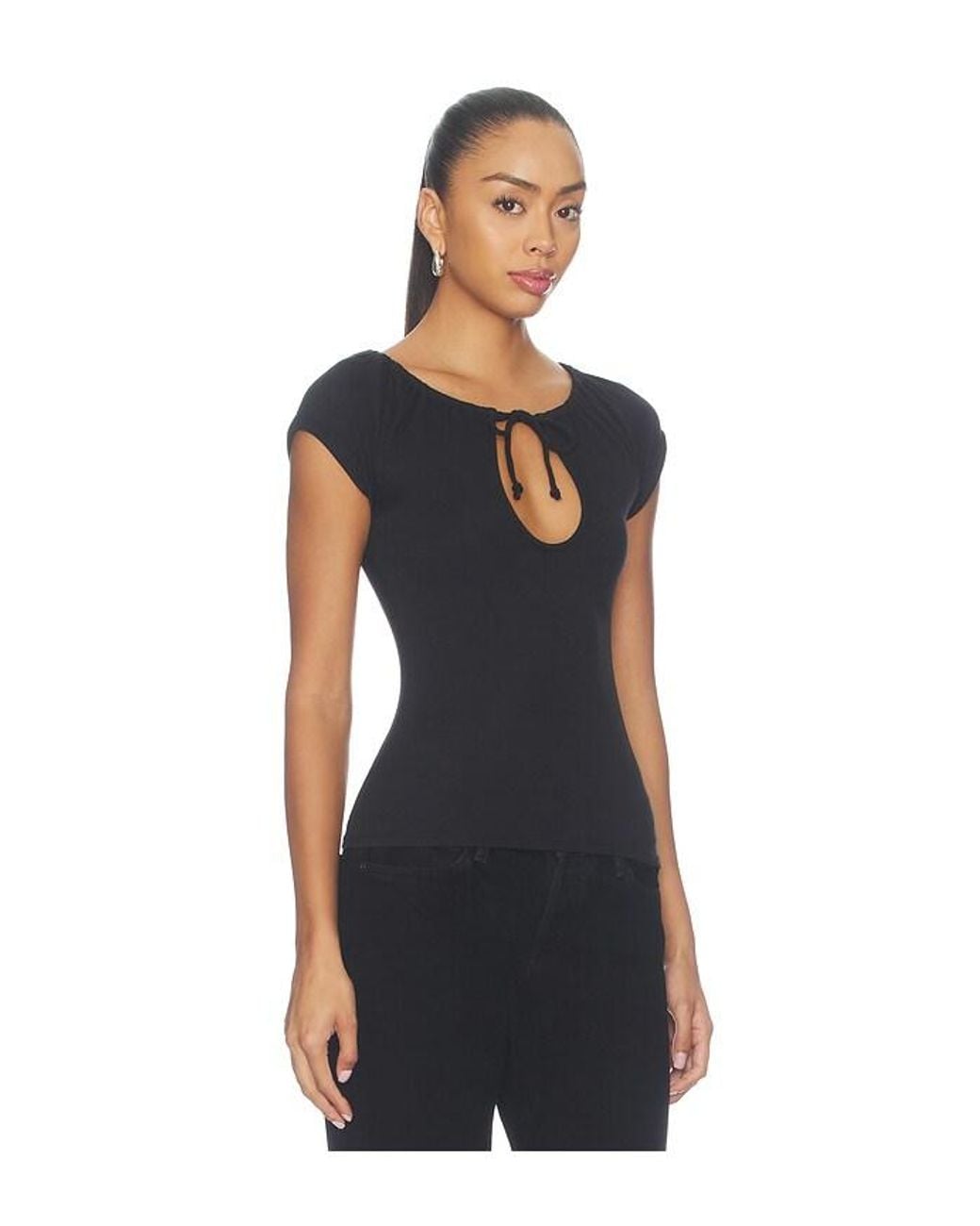 Free People Blue Canal Street Top
