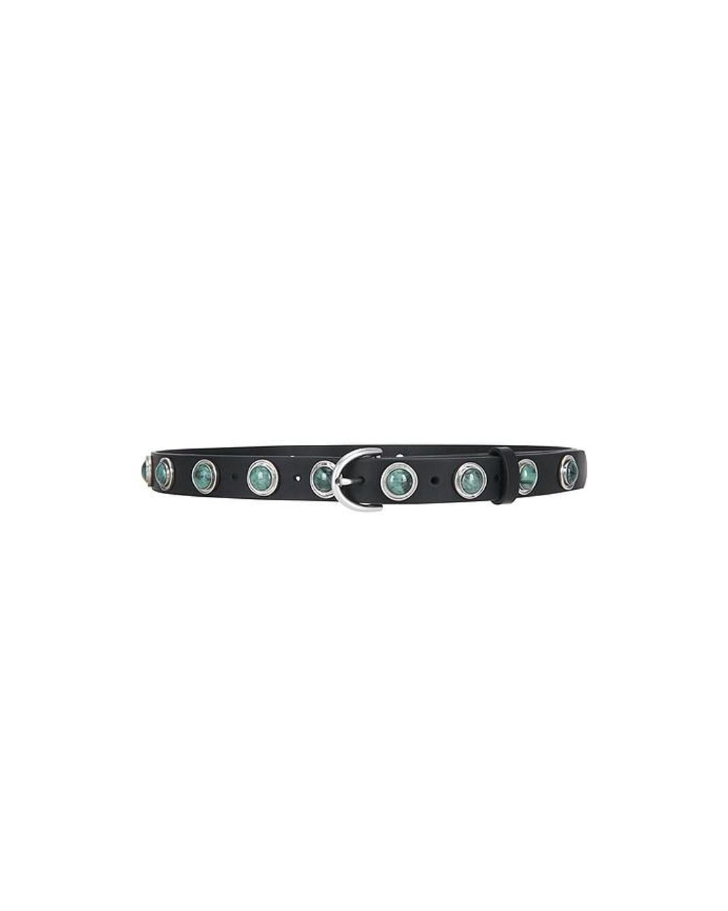 Rag & Bone Black Celia Stud Belt