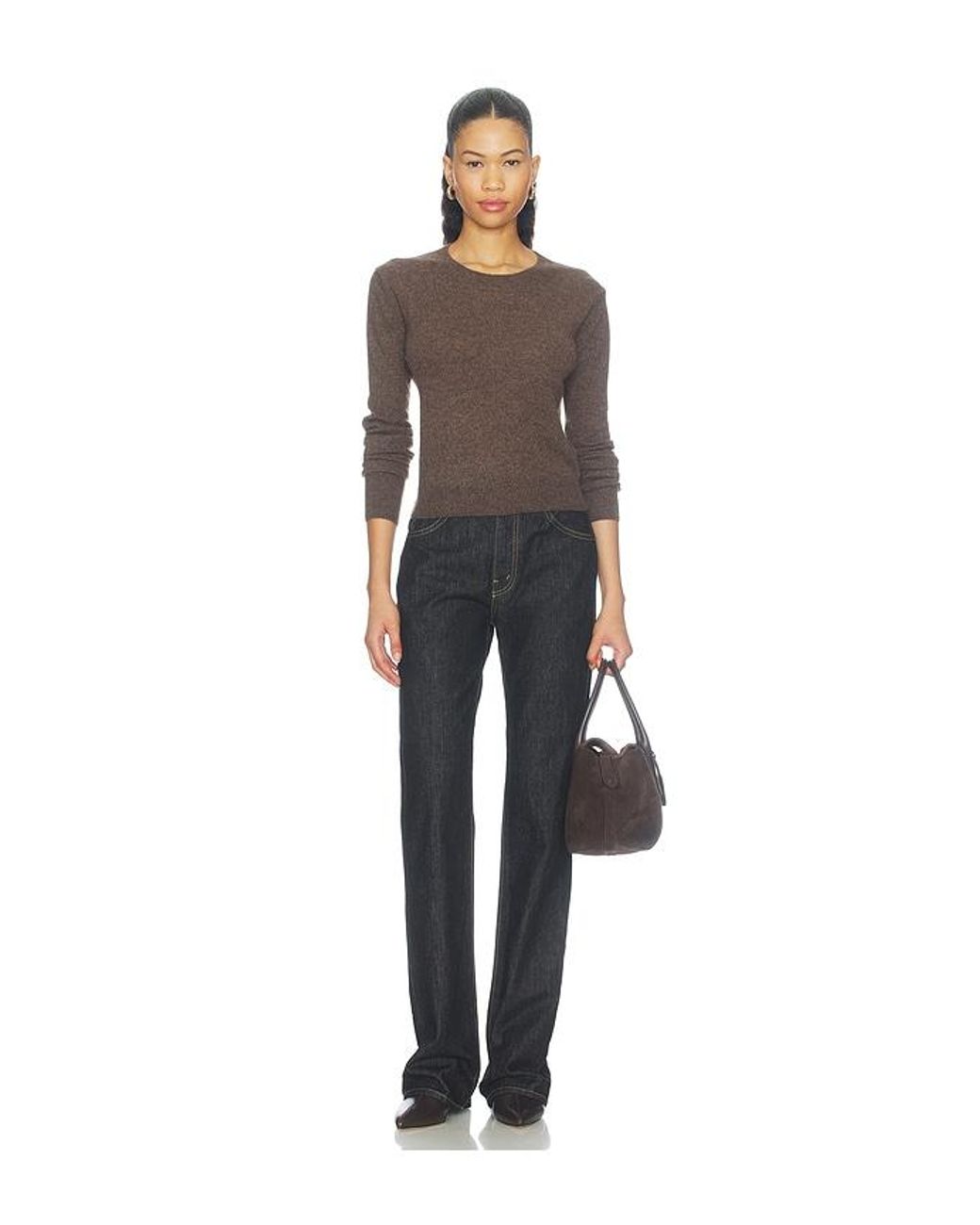 ÉTERNE Brown Francis Cashmere Sweater