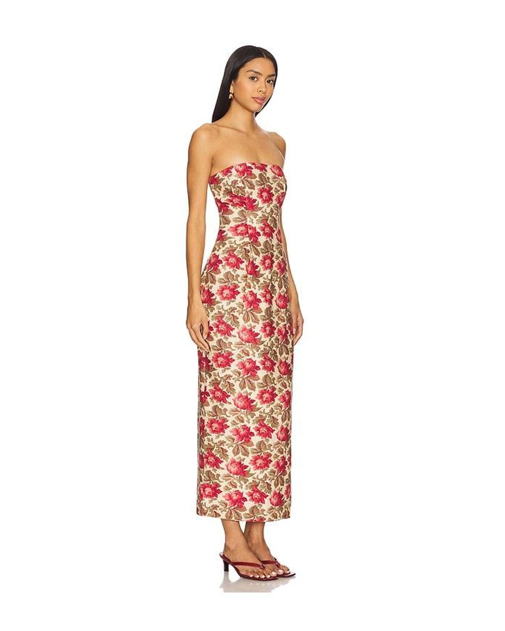 Posse Red Rosalie Strapless Dress