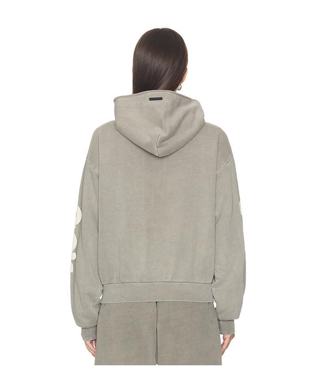 Fear Of God Gray 90's Fleece Hoodie