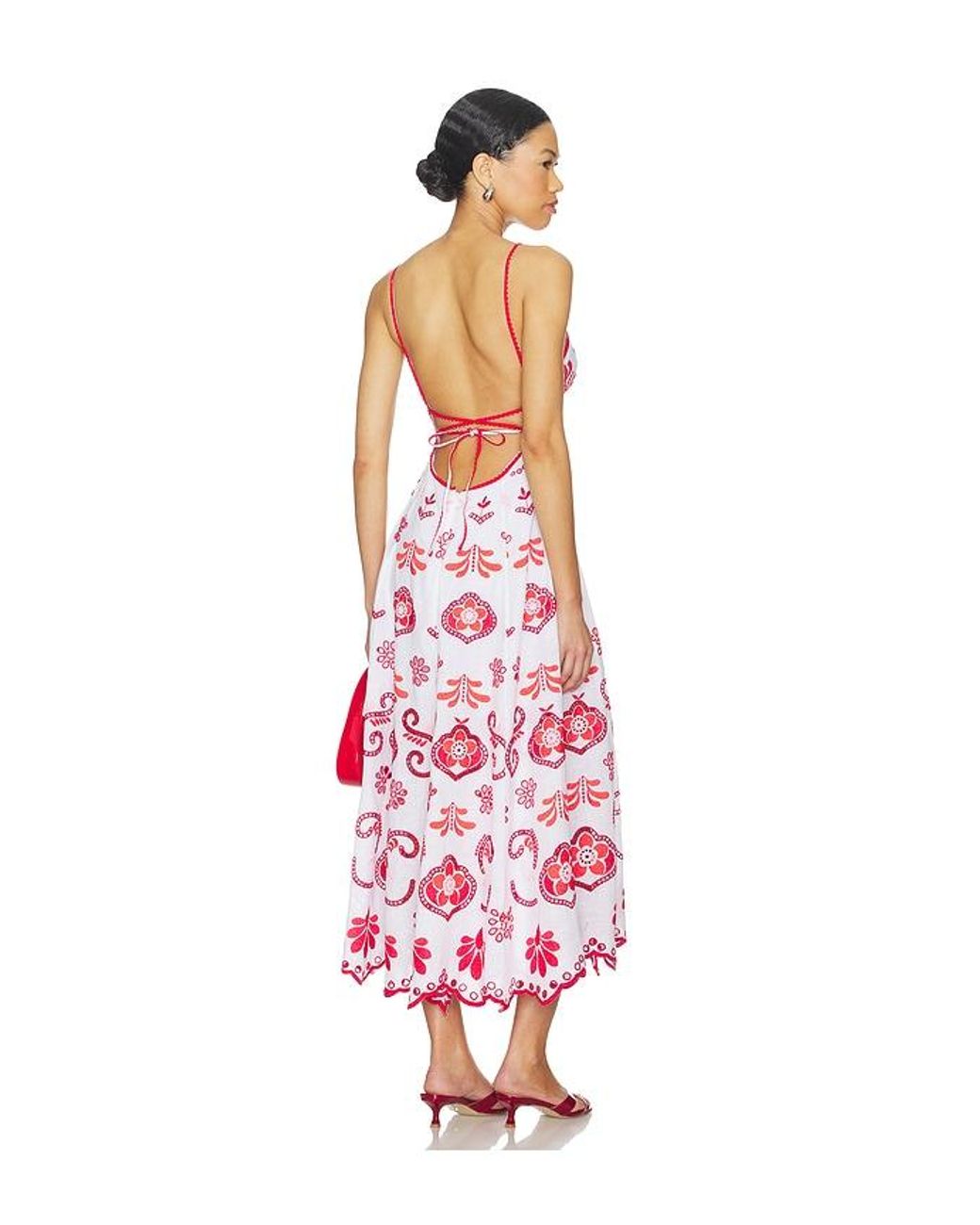 Charo Ruiz White Gardea Long Dress