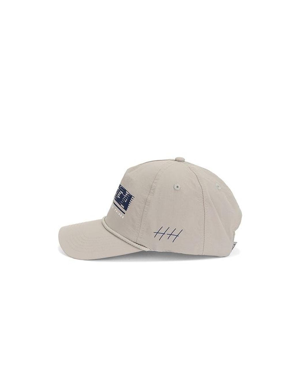 Huega House Gray Tidal Nylon Hat for men