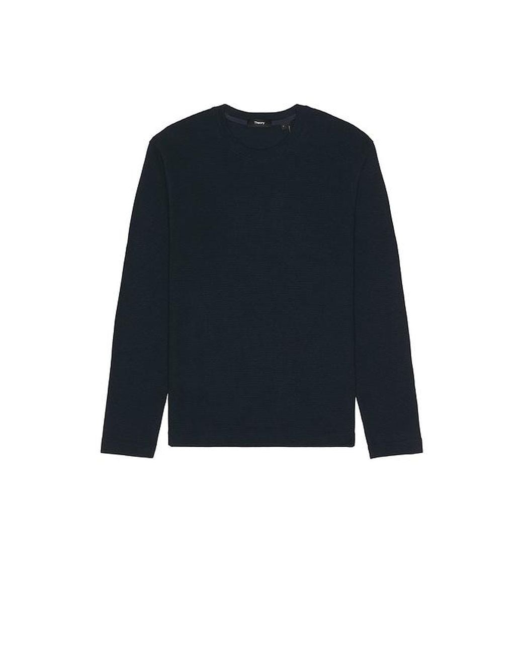 Theory Blue Delroy Long Sleeve Tee for men