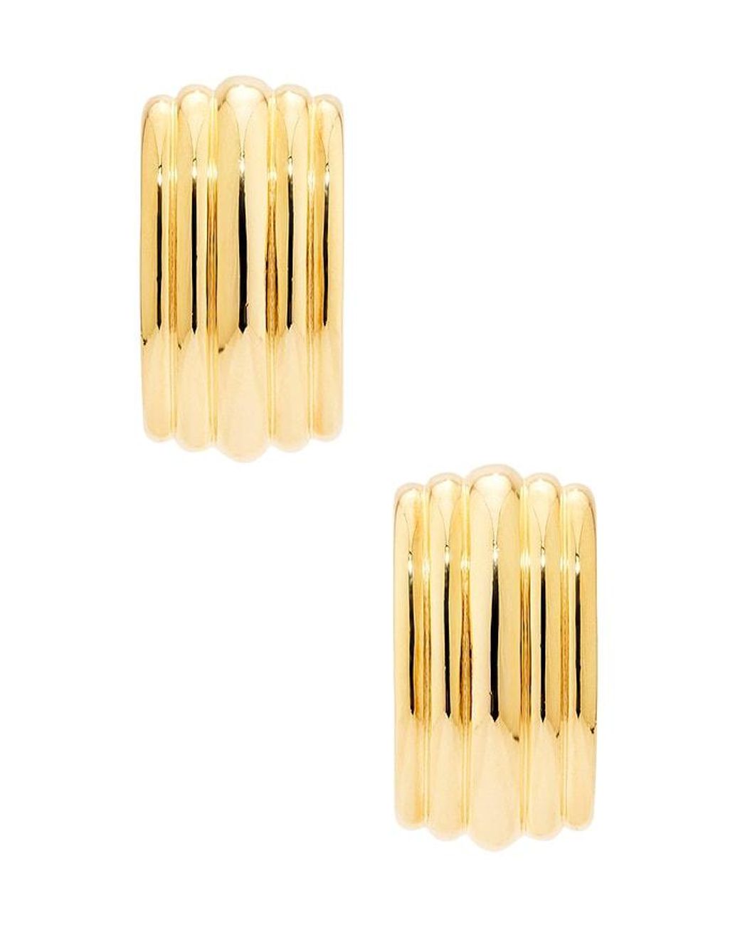 Mega Metallic Large Waterfall Earring